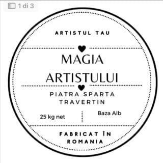 Magia Artistului piatra sparta travertin