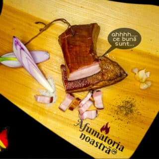 Slăninuță afumată de porc