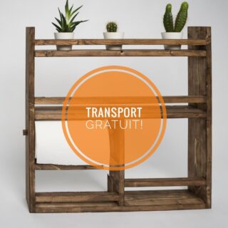 Raft de bucatarie pentru condimente cu portprosop hartie Perugia palisandru