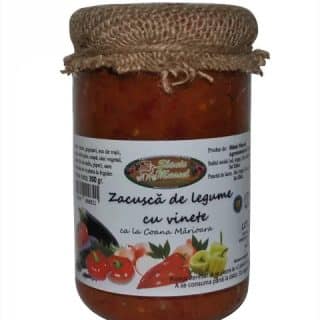 Zacusta de legume cu vinete, 300gr
